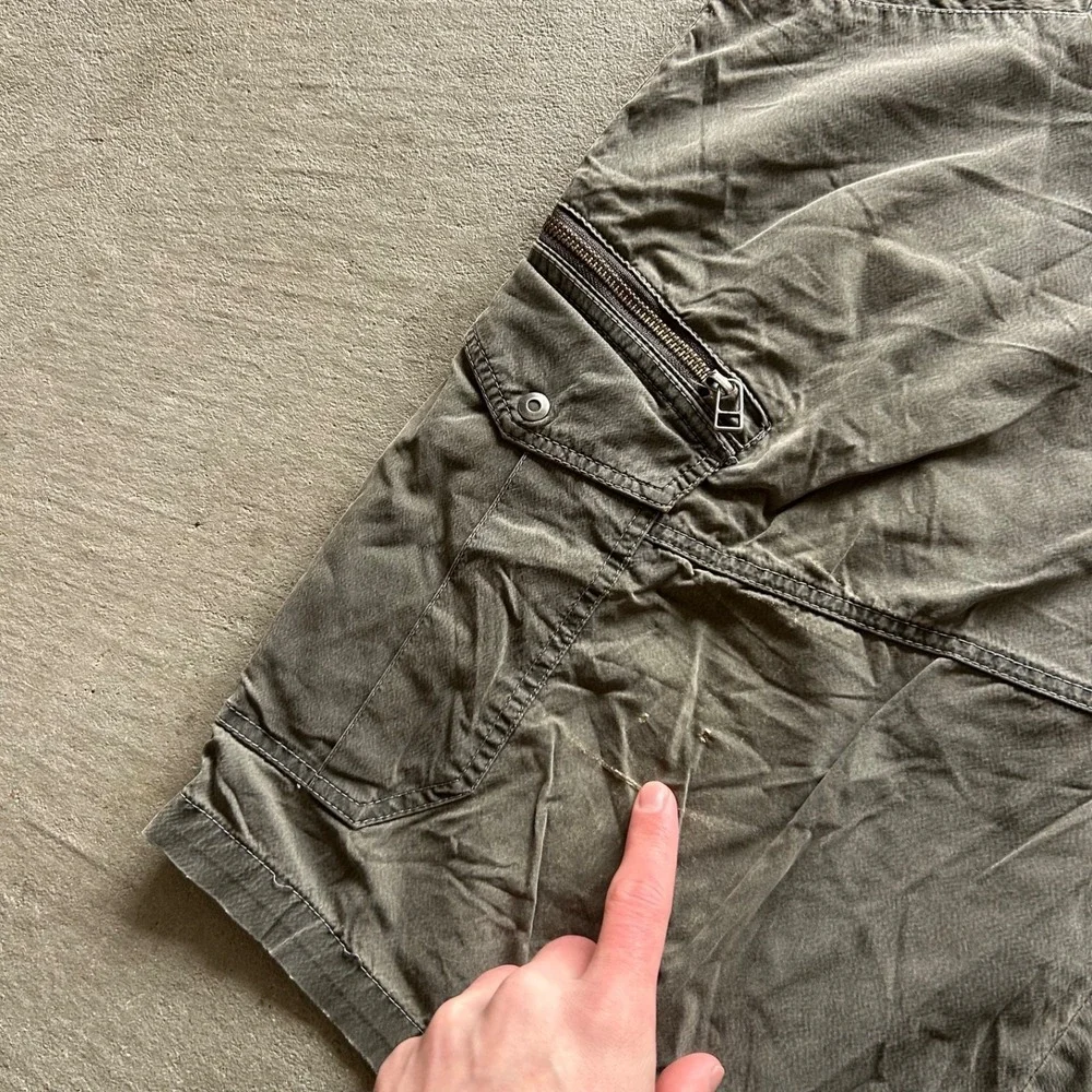 Kuhl Shorts Mens Size 40‎ Brown Vintage Patina Dye Hiking Outdoor Trail Cargo